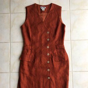 Ladies summer linen dress
